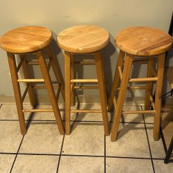 3 Bar Stools Sold Together For 30 Or Best Offer