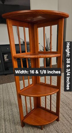 Corner shelf 4 tier