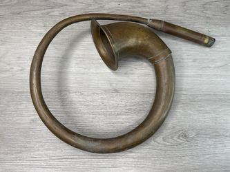 Vintage Antique Brass Squeeze Bulb Car/Bicycle Horn (A1D035307)