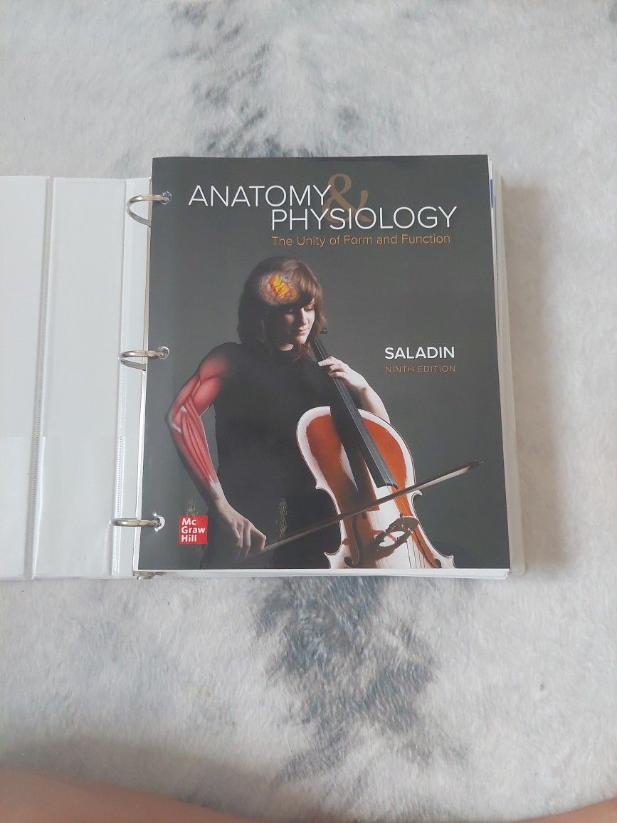 Kenneth S. Saladin
ANATOMY and PHYSIOLOGY? The Unity of Form:and Function
9th Edition