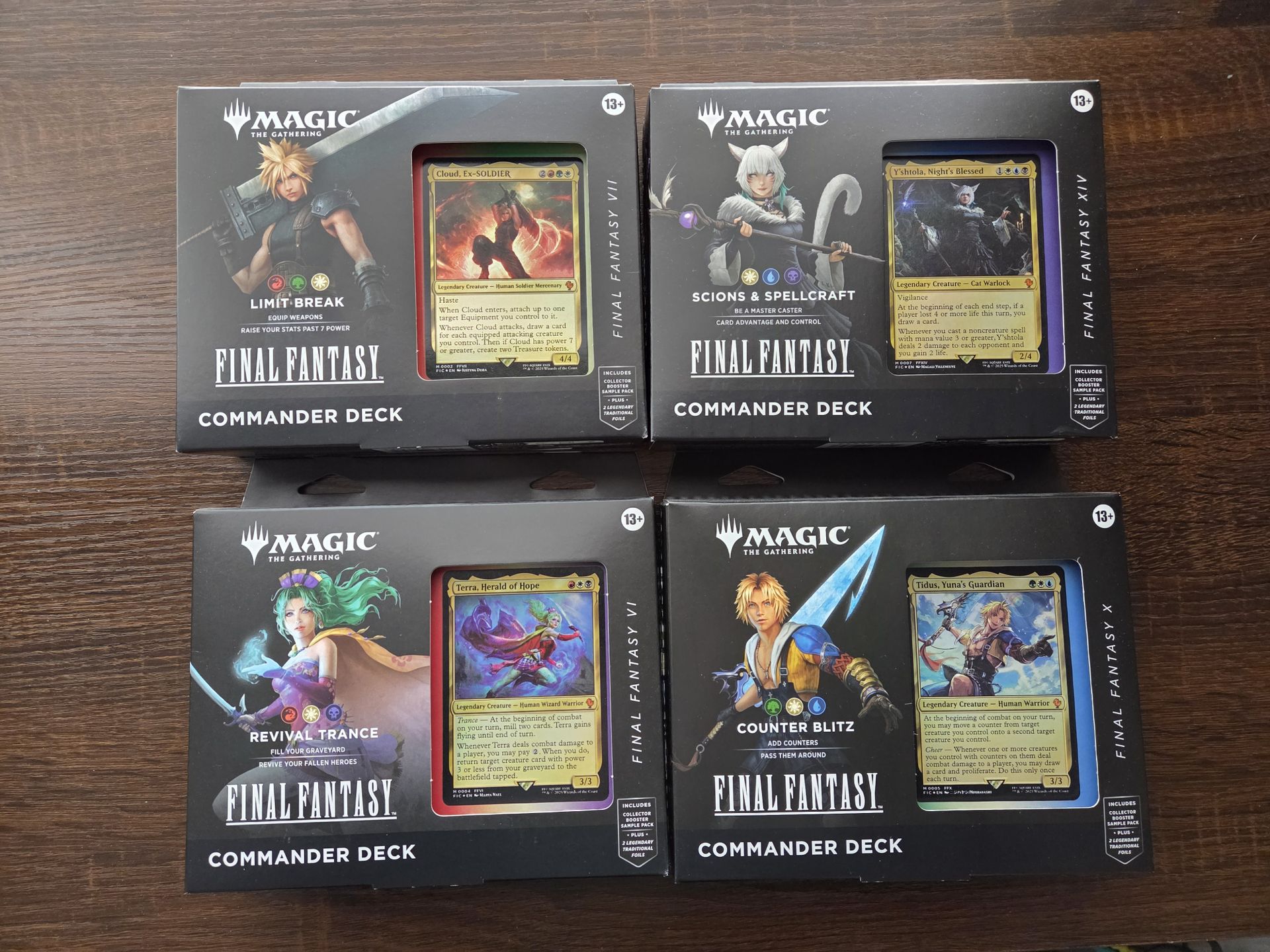 MTG Final Fantasy decks set - www.ice4pros.com.br