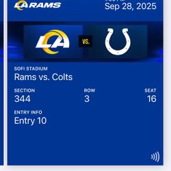 Rams Vs Colts