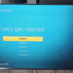 75" Hisense Roku 4K UHD LED LCD Smart TV / Television Grande