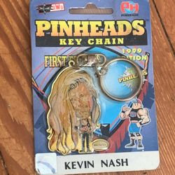 1991 Kevin Nash “big Sexy” Pinhead Keychain 