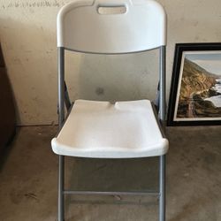 Plastic Chair (already Waiting To Be Sold)