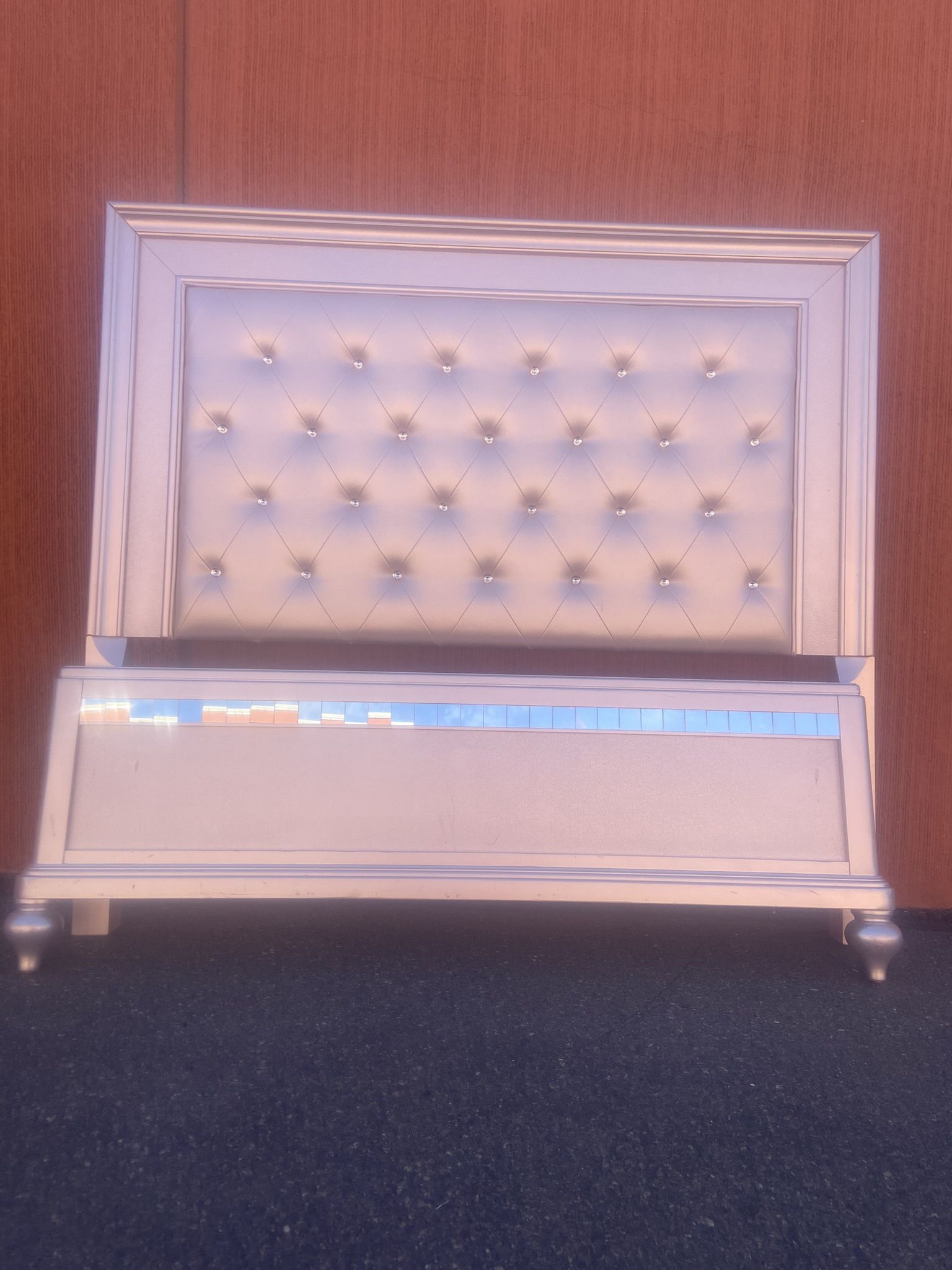 Queen Size Bed And Mattress With Box spring.