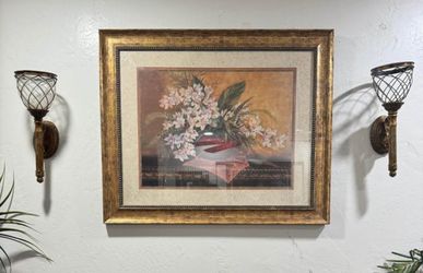 Home Interior floral wall picture