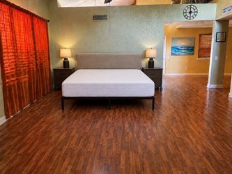 California King 13” Memory Foam Mattress + Frame