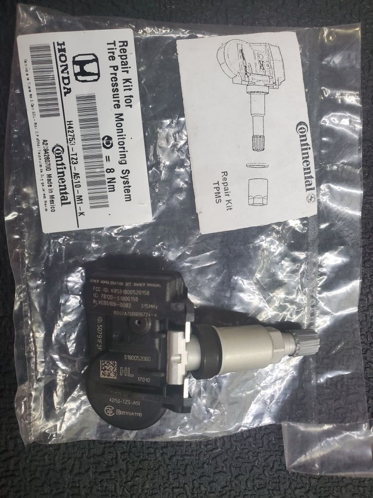 2019 acura mdx tpms sensors