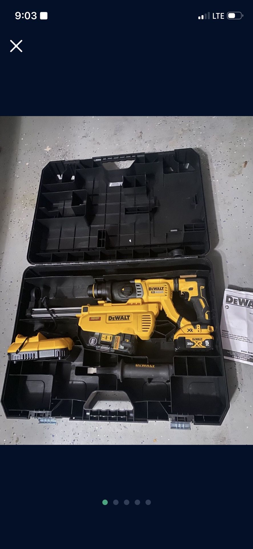 Dewalt Dust Extractor DWH205