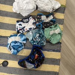 Size 1 Cloth Diapers - Thirsties And Ensemble