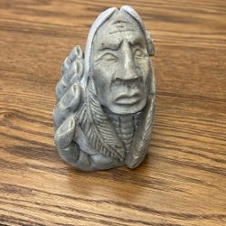 Iroquois Soapstone Carving By Lori Laforme Native 2.5"x4"