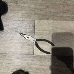 Needle Nose Pliers – Rubber Grip Handle – $5