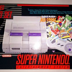 Super Nintendo (SNES) Control Set System Console New In Box
