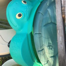 Green turtle sandbox