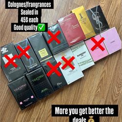 Colognes/frangrances