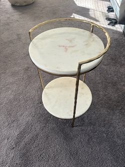 Marble 2 tier stand