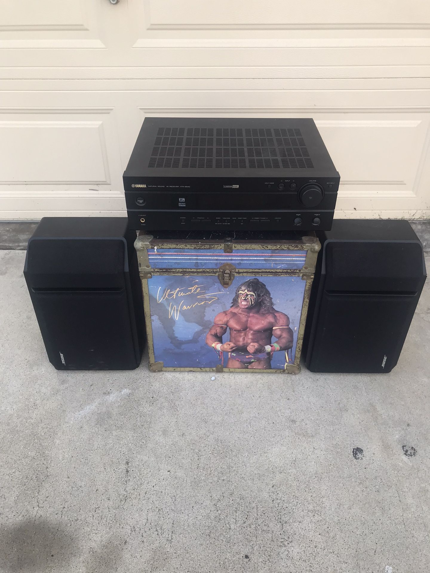 Yamaha Receiver $80 BOSE Speakers $60