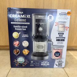 NINJA CREAMI XL DELUXE 11-IN-1 ICE CREAM & FROZEN TREAT MAKER 