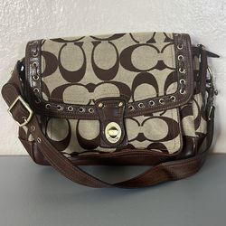 Vintage coach bag crossbody purse