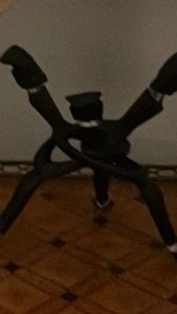 Black Metal Folding Display Stand