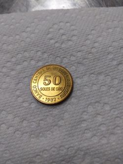 50 Soles De Oro. Peru 1982