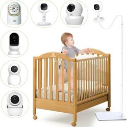 Baby Monitor Floor Stand Compatible with HelloBaby, Nanit Pro, Infant Optics, Babysense, Owlet, Baby, Bonoch, Adjustable Height from 37.4-69, Universa