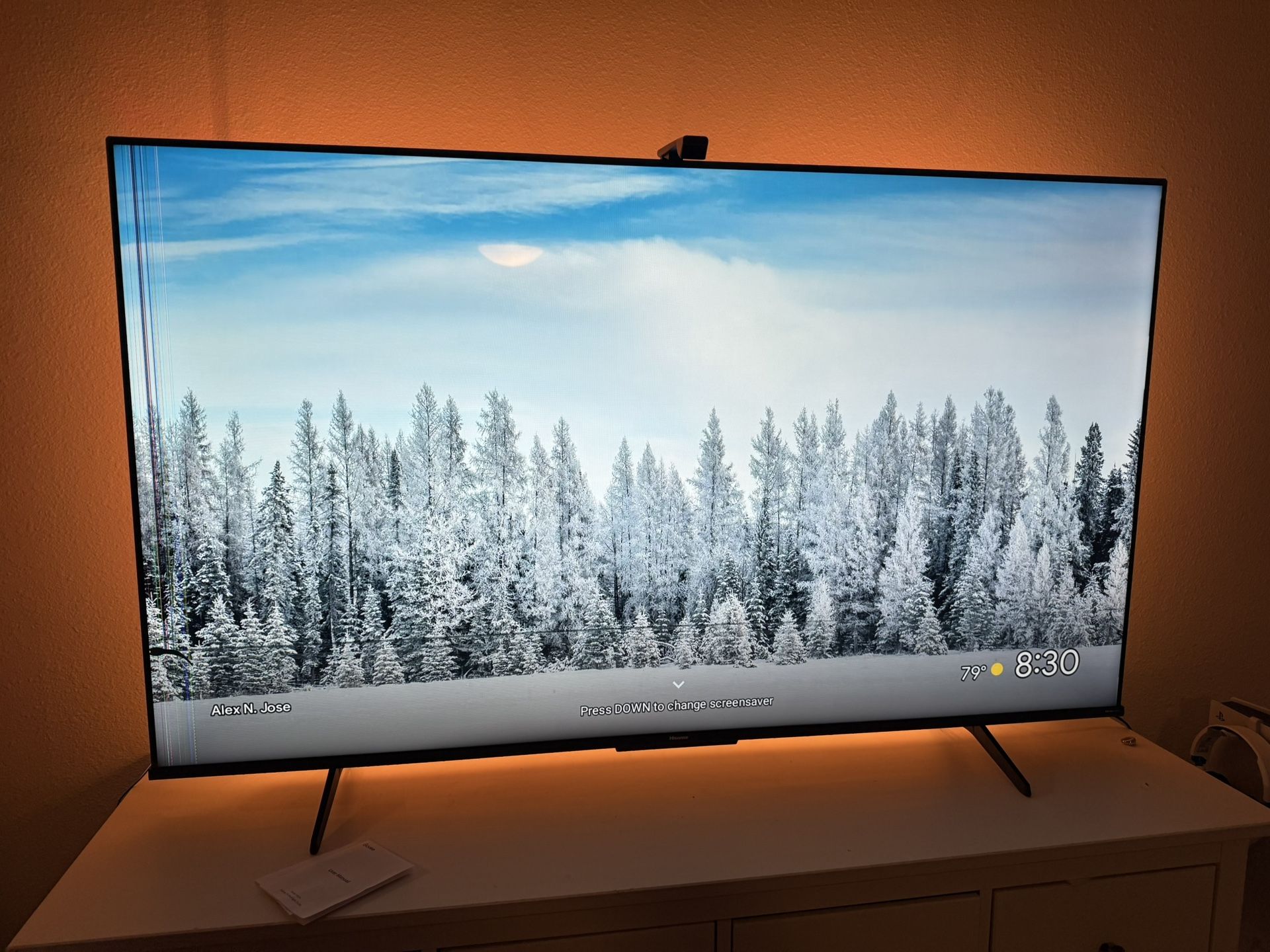 65 Inch QLED Hisense TV