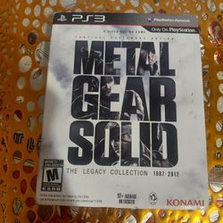Metal Gear Solid: The Legacy Collection (Sony Playstation 3) PS3