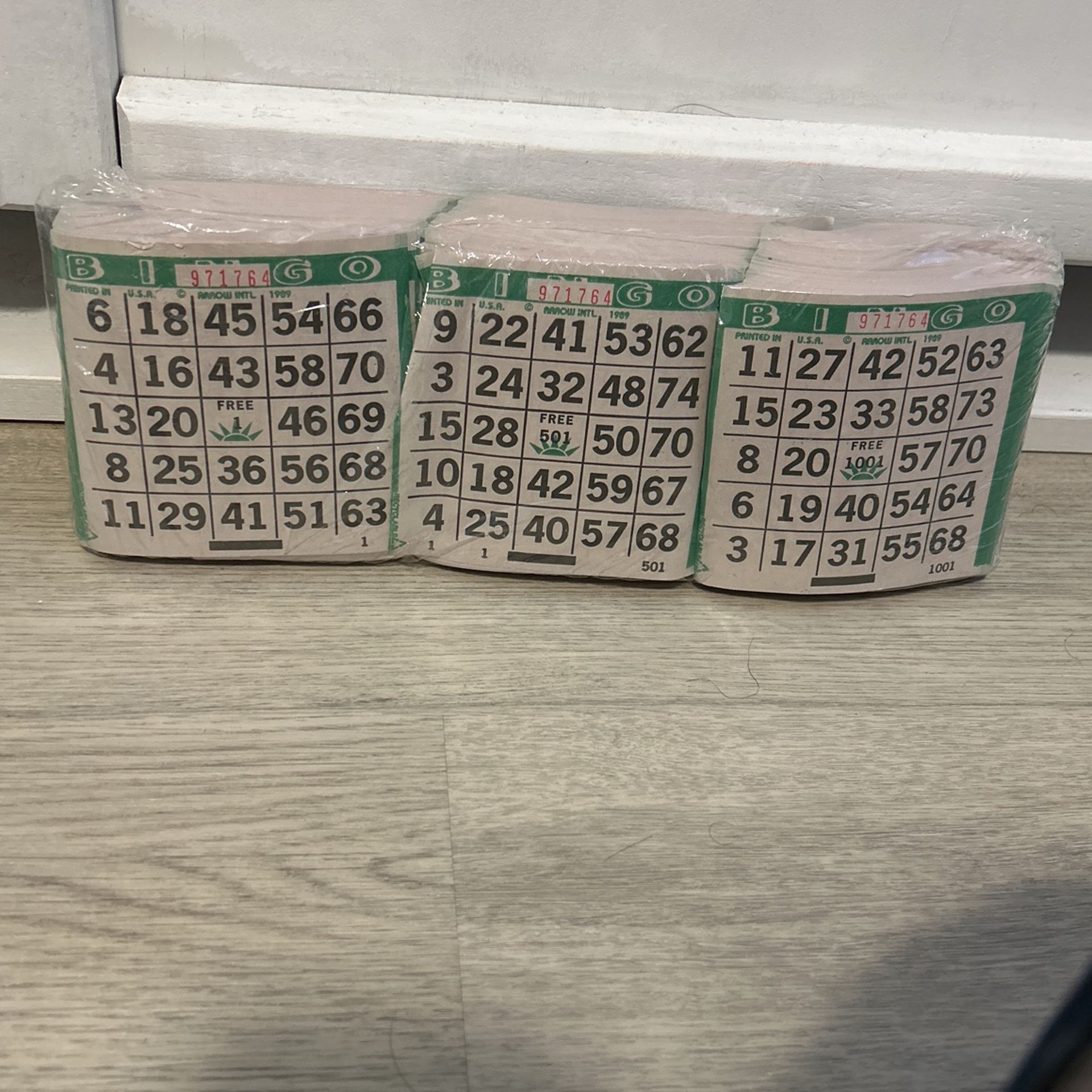 Bingo Cards (Disposables)