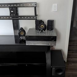Free TV  Stand with shelves . Great condition . TV is also free in my other post. 