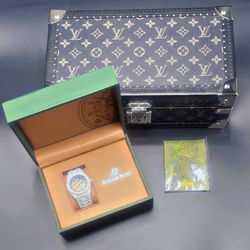 Diamond Style Moissanite Watch Stainless Steel