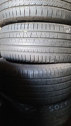 255 50 19 (2) HIGH TREAD all season used tires free installation