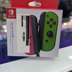 Joy Con L R Neon Pink Neon Green 