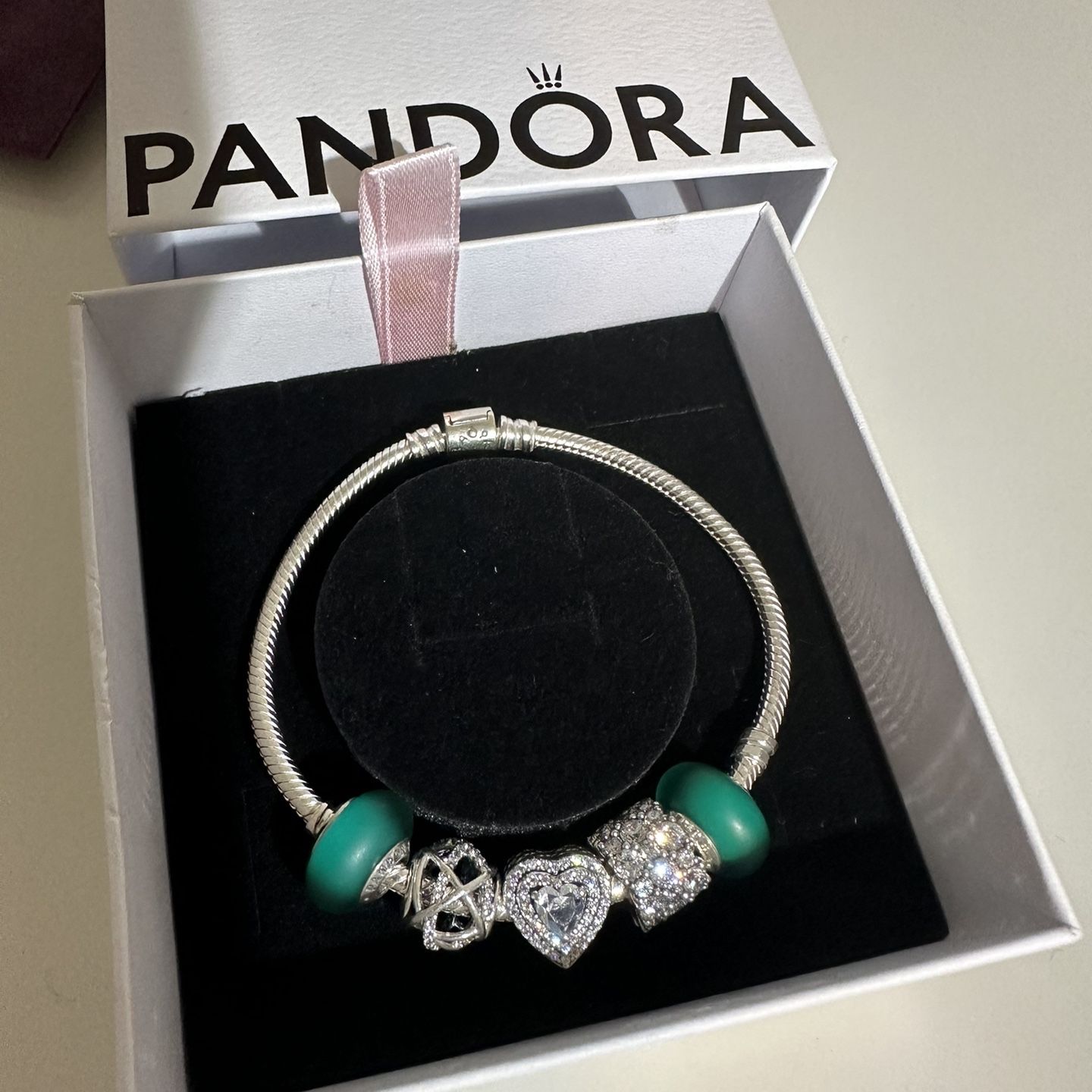 Set of 3 Pandora Bracelets Shine/Silver size 25cm for Sale in Miami Beach,  FL - OfferUp