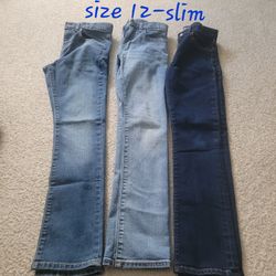 Boys Size 12 - Slim Jeans