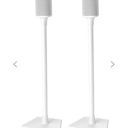 Sonos One Stereo Pair + Stands – Premium Sound, Like New!