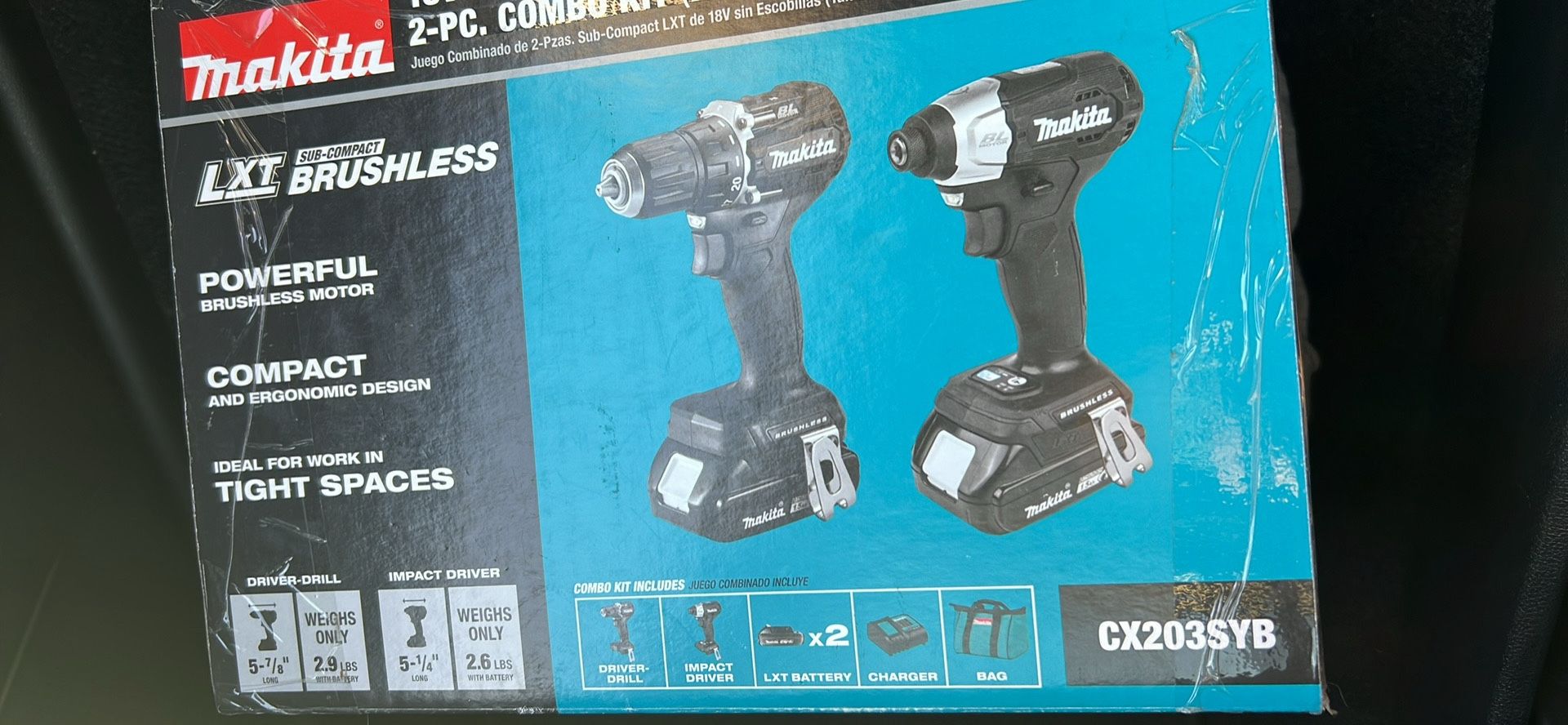 Makita 18v Impact, Drill, 2 Batteries, Charging station