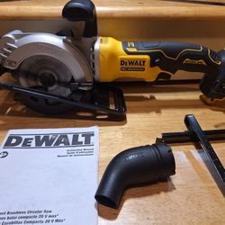 Dewalt 20v Compact 4 1/2" Circular Saw Like New $100