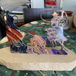 Horse Wrangler Statue