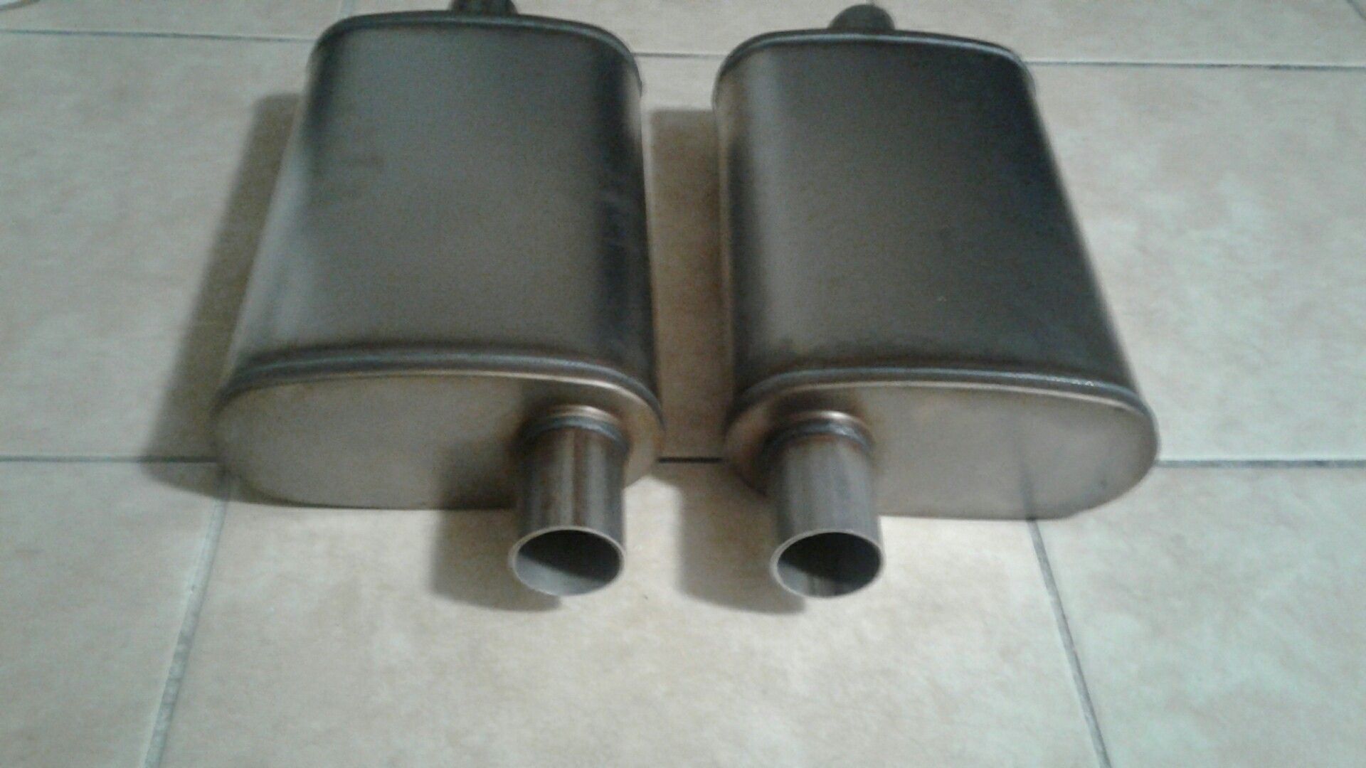 PAIR 2 Inch Hot Rod Performance Mufflers