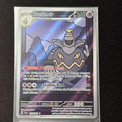 Dusknoir Pokemon Card 