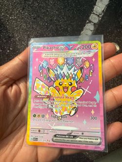Pokémon card Ascended hero’s pikachu
