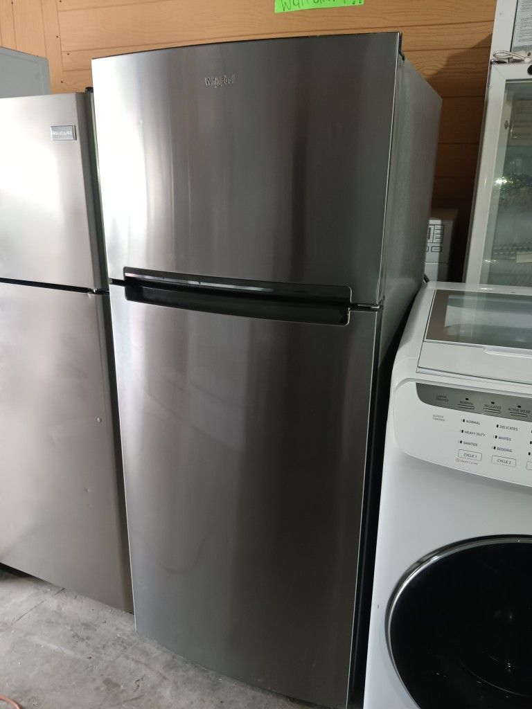 Whirlpool Refrigerator Stainless Steel Works Good 👍2️⃣ Months Warranty 📌