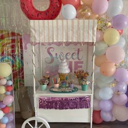 Sweet One Icecream Backdrop/Banner