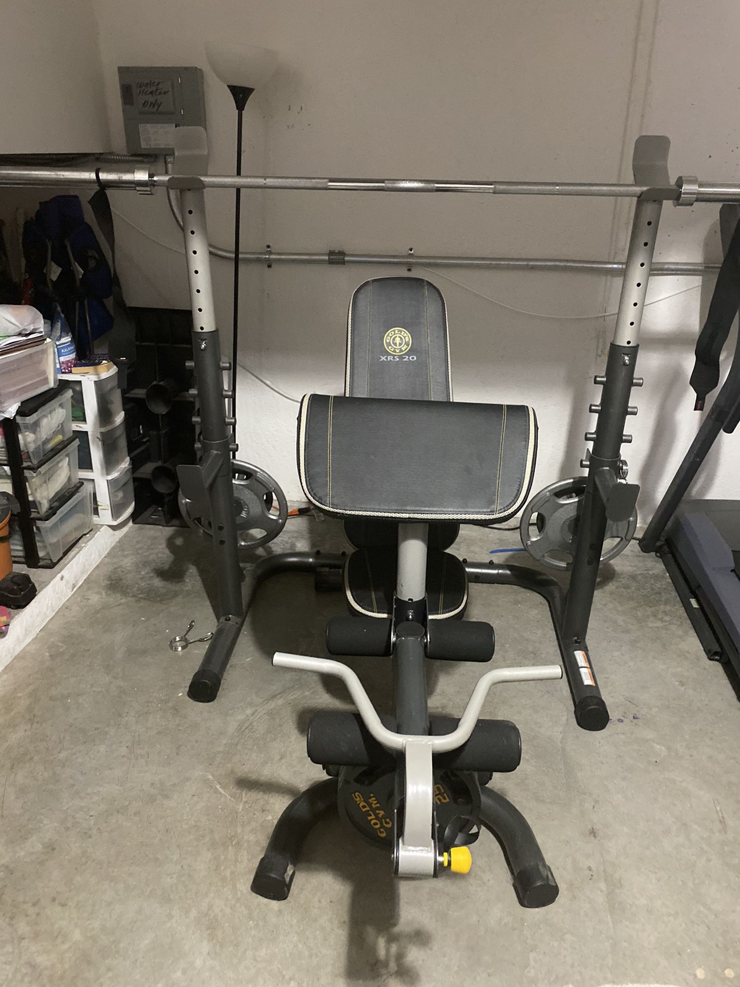 Weight bench with weight included