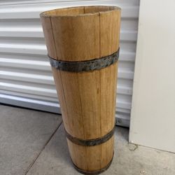 Vintage German Butter Churn Barrel
