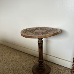 Warped Indian Carved Table- Plant Stand!