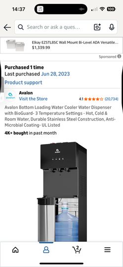 water dispenser hot/cool/cold