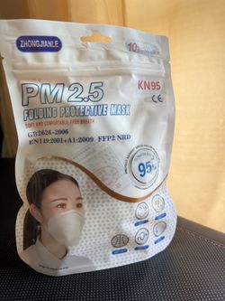 KN95 - Folding Respiratory Protective Mask - 10 Pack